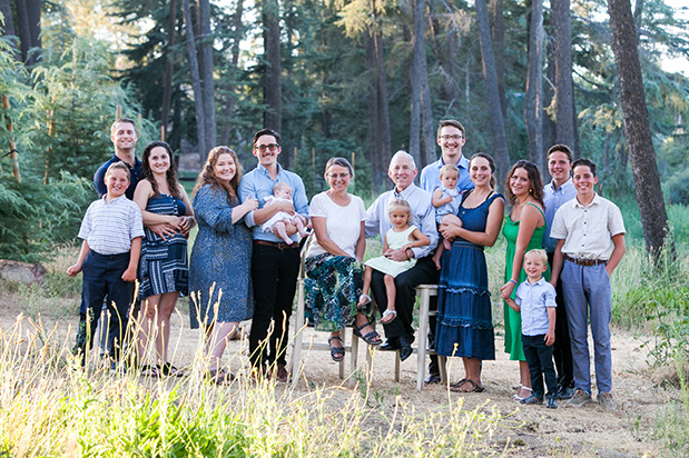Chiropractor Irvine CA Roch Johnston with family
